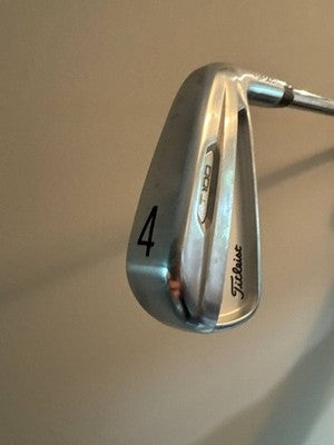 Titleist T100 4 Iron 2021 AMT Tour White S300 RH Stiff Steel Fast Shipping - photo 2