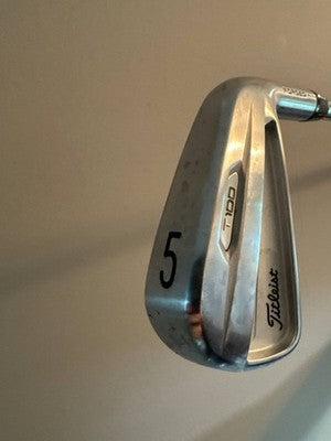 Titleist T100 5 Iron 2021 AMT Tour White S300 RH Stiff Steel Fast Shipping - photo 2