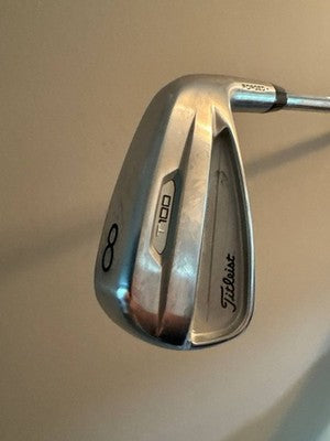 Titleist T100 8 Iron 2021 AMT Tour White S300 RH Stiff Steel Fast Shipping - photo 2