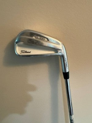 Titleist T100 4 Iron 2021 AMT Tour White S300 RH Stiff Steel Fast Shipping - photo 1