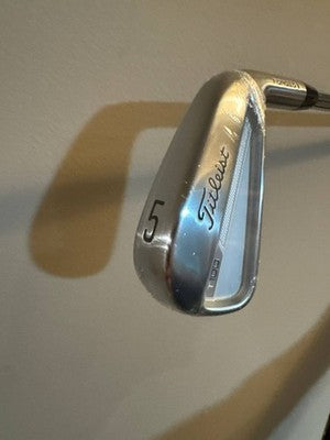 Titleist T100 5 Iron AMT Tour White S300 Stiff Steel RH New Fast Shipping - photo 2