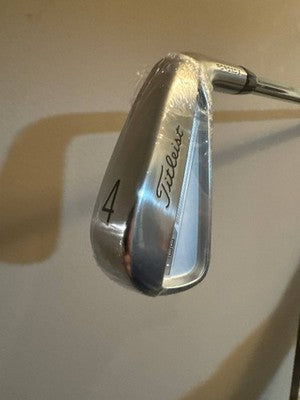 Titleist T100 4 Iron AMT Tour White S300 Stiff Steel RH New Fast Shipping - photo 2